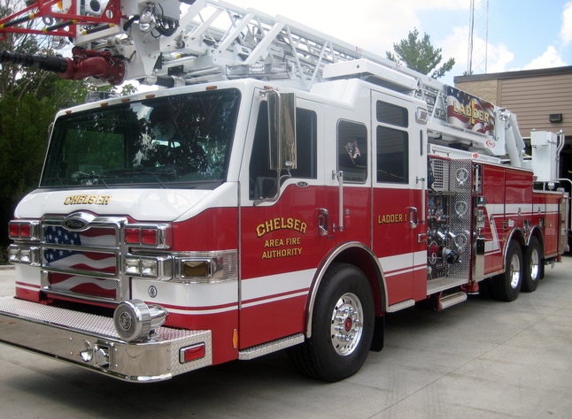 Chelsea new fire truck.JPG